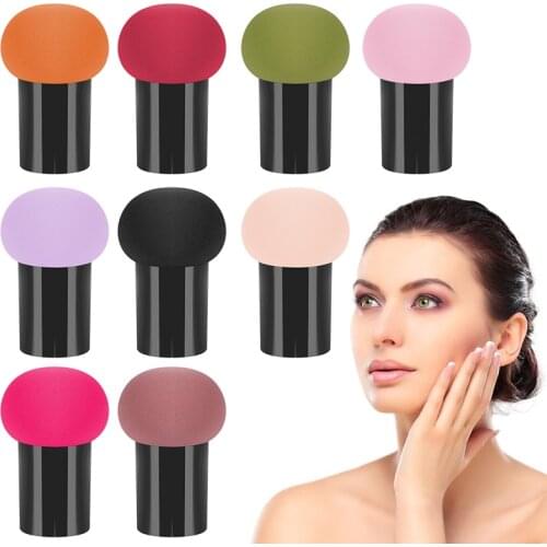 9 Colors Professional Makeup Foundation Blush Sponge Cosmetic Puffs Make-up Puffs Mushroom Beauty Tools for Make Up Dry Wet Use