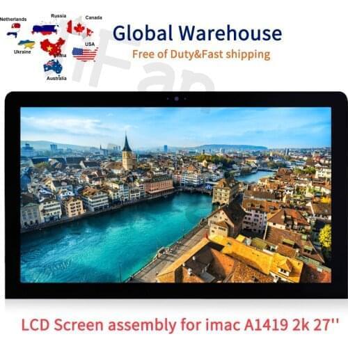 A1419 2k LM270WQ1 SD F1 F2 For iMAC LCD Screen With Glass Display Assembly Late 2012 2013 EMC 2546 2639
