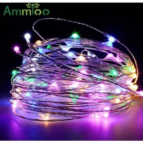 Светодиодные гирлянды с прозрачным проводом Ammtoo China At AliExpress