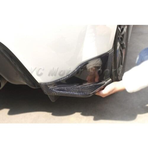 Car Accessories Carbon Fiber VTX Style Rear Bumper Spat Fit For 2012-2016 GT86 FT86 ZN6 FR-S BRZ ZC6 Rear Caps Car-styling