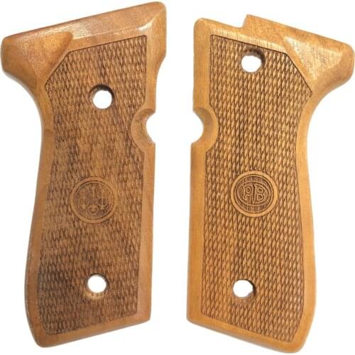 Beretta F92 Yavuz 16 Beretta With Logo Laser Cut Wooden Grip