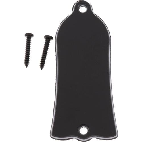 Black 3-Ply Rod Cover For Electric Guitar 2.28x1.02x0.08inch