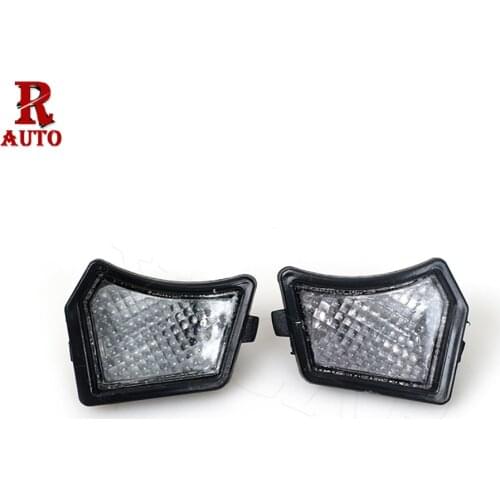 R-AUTO Car Puddle Light Front Door Mirror Courtesy Lamp Lens 31217838 31217839 For Volvo S40 S60 S80 V50 V70 C30 XC70 XC90