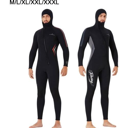 Deep Dive Wetsuit 4 Way Stretchy Front Zip Wet Suit Diving Suit for Diving