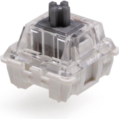 Huano Silver Switch RGB SMD Linear 60g Switches For Mechanical keyboard mx stem 3pin silver clear