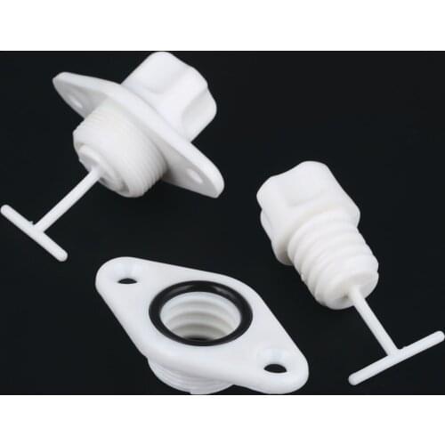 2Pcs Marine Yacht Raft Screw Drain Plug Bung Replacement Fits 1" Inch Hole For Rowing Boats Inflatable Fishing Boat Accessories