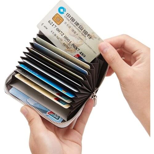 Leather Mens wallet multi-functional long card holder Coin Bag Fashion high-end Wallet