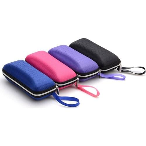 Colorful Sunglasses Case Women Hard Zipper Eyewear Protector Box Eyeglasses Container Case For Optical Glasses Reading Glasees