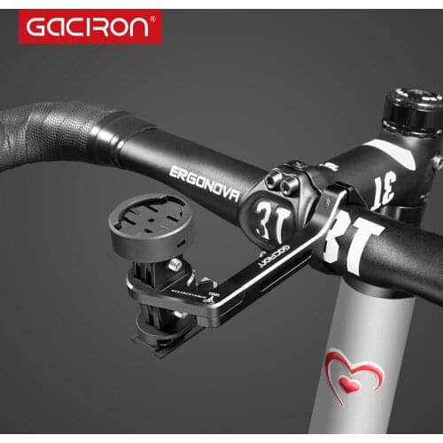GACIRON Aluminum Engineering Nylon Road Bike Mount Bracket Multifunction Camera\Bicycle computer Holder Adjustable Handlebar