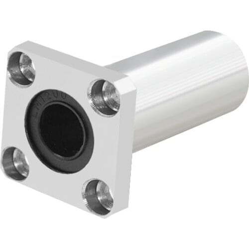 LMK10LUU LMK12LUU longer type 10mm 12mm flange linear bearing CNC Linear Bush linear ball bearing bushing