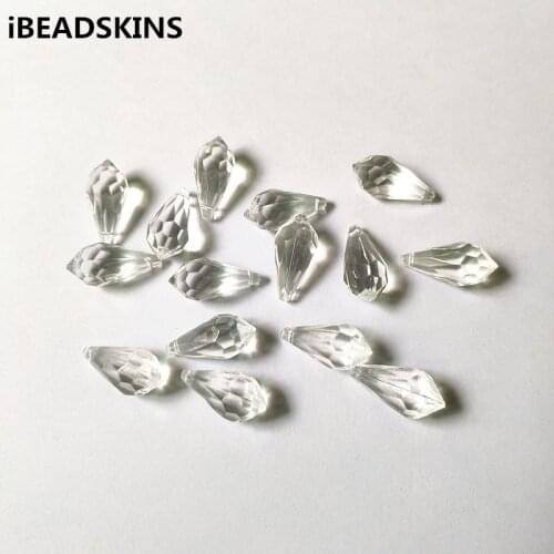 New arrival! 23x11mm 380pcs Clear acrylic Drop shape beads for Necklace,Earrings parts,hand Made Jewelry DIY