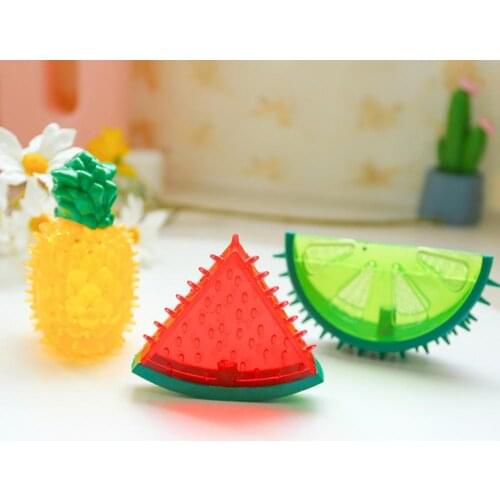 Pet Cooling Toys Dog Chewing Cooling Toy Fruit Lemon Pineapple Watermelon Chew Toy Frozen Ice Dog Food Toys