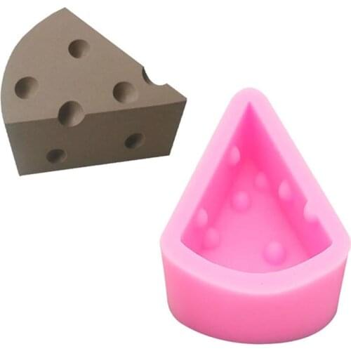 Silicone Cake Round Shape 3D Mold Cheese Silicone Chocolate Mold Fondant Cake Nontoxic Triangle Mold Baking Mould