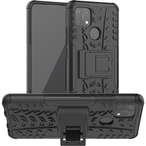 For OPPO A15 Case TPU+PC Heavy Duty Armor Shockproof Hard Silicone Rubber For OPPO A15S OPPOA15 CPH2185 Phone Case Cover 6.52"