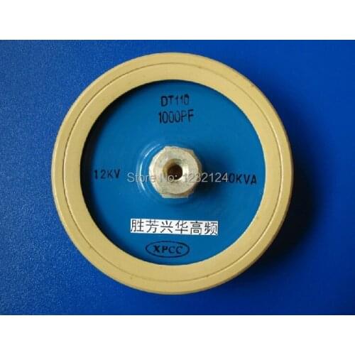 High Frequency voltage ceramic disc capacitor DT110 1000PF 1000P 12KV 40KVA