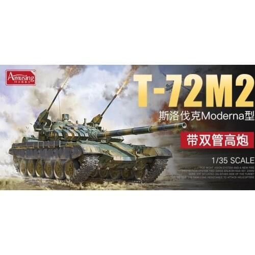 Amusing 35A039 1/35 Scale Model T-72M2 MODERNA model kit