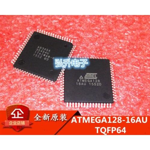100% New&original In Stock ATMEGA128-16AU ATMEGA128A-AU TQFP-64