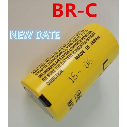 2PCS Brand New BR-C Battery 3V 2200mah PLC FANUC Lithium Batteries bateria free drop shipping
