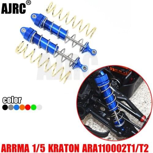ARRMA 1/5 KRATON 8S ARA110002 T1/T2 OUTCAST aluminum alloy thick spring shock absorber L=187mm Rear shock absorber ARA330610