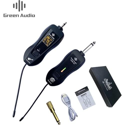 Wireless Guitar System Transmitter Receiver Built-in Rechargeable Built-in Wireless Rechargeable Guitar Transmitter