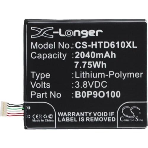 CameronSino for HTC A3QHD D610 D610n D610t D610x Desire 610 612 D610n Desire D610t D610x B0P9O100 BOP90100 battery