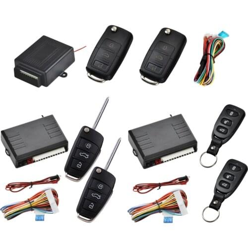 Centralized Lock Keyless Entry System Central Locking Car Alarm Accessories Door Windows Remote Control Trunk Key DIY Universal