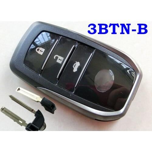 RMLKS New Style 3 Button Car Remote Case With Emergency Key Fit For Toyota Smart Key Cover
