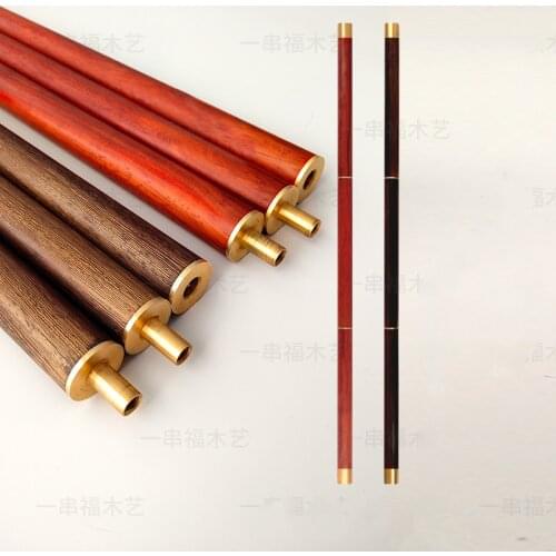 Wenge Hardwood Taichi Staff Rosewood Wushu Sticks Shaolin Wand 3-section Qigong Stick Self-defense Stick Tai Chi Sticks