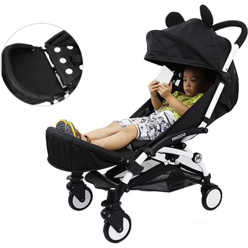 Baby Stroller Armrest Foot Support Stroller With Umbrella Accessories Extended Booster Seat Footrest Baby Stroller Accessories