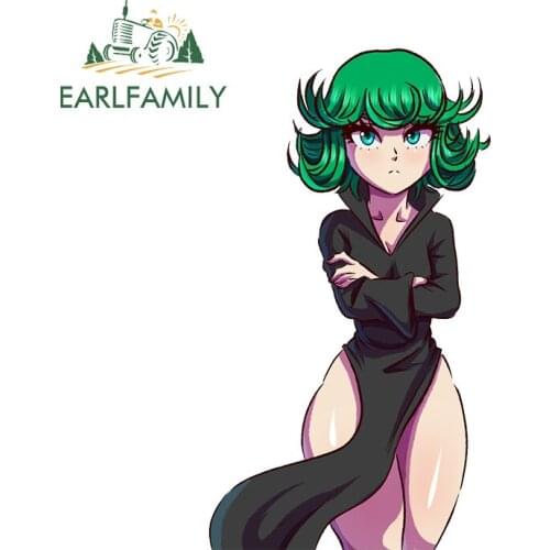 EARLFAMILY 13cm x 7.5cm for Tatsumaki One Punch Man Car Stickers Graffiti Car Accessoires Waterproof Sunscreen JDM Decoration