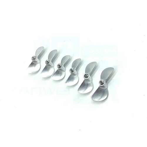 FATJAY RC boat metal 2-blade propeller M4 screw inner Diameter 24-32mm outer diameter 7075 all aluminum alloy CNC machining YW