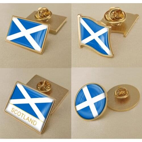Coat of Arms of Scotland/Scots Flag National Emblem Brooch/Badges/Lapel Pins