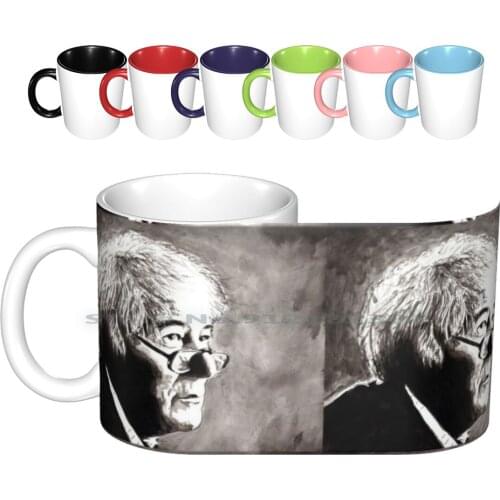 Seamus Heaney Art Print | Poet | Poetry | Poems | Portrait | Writer | Literature | Buy Irish Art | Free Shipping Ceramic Mugs