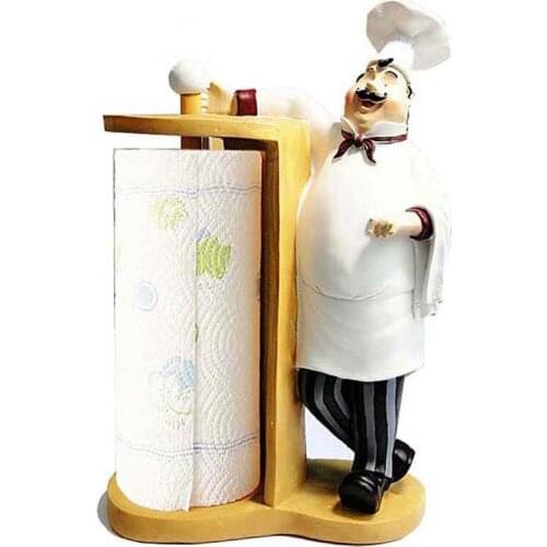 Kitchen Paper Towel Rack Creative Vertical Chef Paper Towel Rack Bathroom Hanging Paper Towel Tube Household Paper Roll Holder