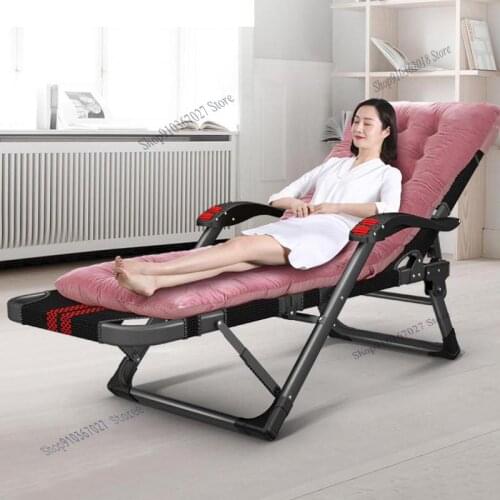 Summer Folding Chair Portable Home Small Single Summer Cool Beach Chair Office Nap Lunch Lounge Chair