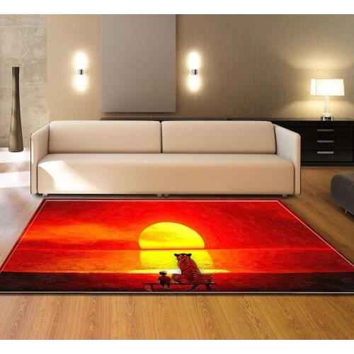Hot sale 3D Print big size Carpet For Living Room table Bedroom Anti-slip Floor Mat Fashion Kitchen Carpet Area Rugs