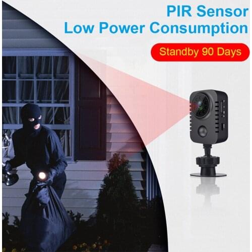 1080P HD Mini Camera Wireless Security Pocket Cameras Motion Detection Nanny Cam Standby PIR Recording Camcorder Home Security