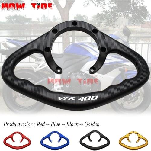 Motorcycle Passenger Handgrips Hand Grip Tank Grab Bar Handles Armrest For Honda VFR 400 VFR400 All Years