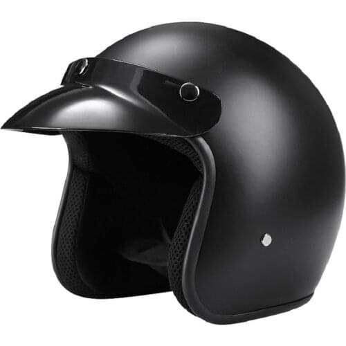 Motorcycle Helmet Jet Vintage Helmet Open Face Retro 3/4 Half Helmet Casco Moto Capacete Motoqueiro Mopeds Enduro New