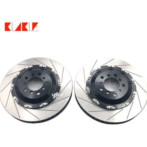 KLAKLE Upgrade Brake System 390*36MM Front Direct Line Floating Brake Discs Fit 8520 Modify Brake Caliper For Nissan Gt R35