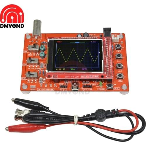 DSO138 Oscilloscope 2.4Inch Tft Digital Oscilloscope 1Msps Oscilloscope Making Electronic Diagnostic-Tool Learning Set
