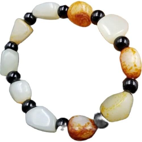 Xinjiang Hetian Jade Seed Bracelet Carving Bracelet