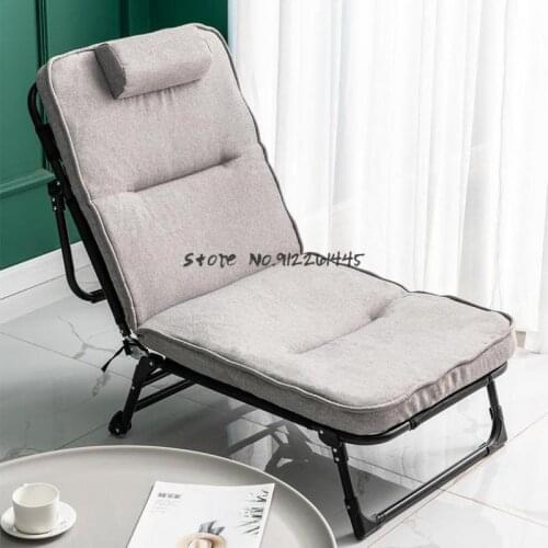 Folding Chair Office Lunch Break Living Room Tatami Lazy Sofa Home Pregnant Woman Outdoor Multifunctional Portable Recliner