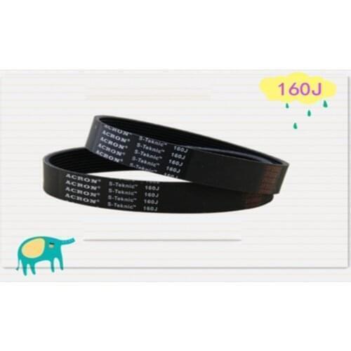 1PCS High quality motor belt pulley belt 160J/PJ406 rubber belt 3 ribs