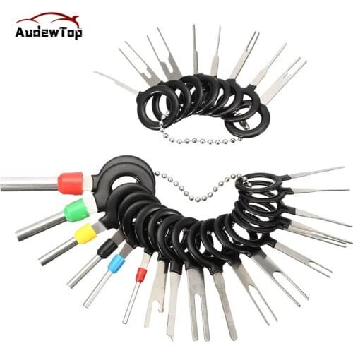 36Pcs Car Plug Terminal Removal Tool Pin Needle Retractor Pick Electrical Wire Puller Hand Tools Kit