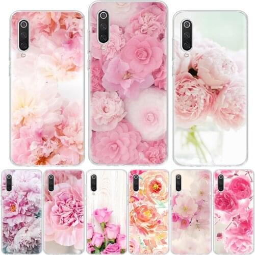 Drawn Peony Delicate Flower Phone Case For Xiaomi Redmi Note 10 9 9S 8 8T 7 6 5 9C 9A 8A 7A 6A 5A Pro S2 K20 K30 Coque