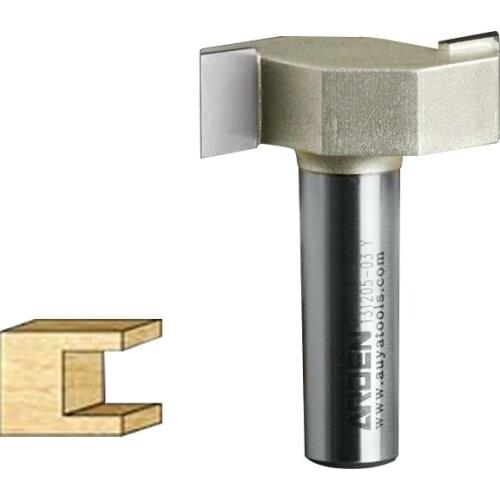 Woodworking Tool Metric T Type Slotting Cutter Arden Router Bit - 1/4"*2mm - 1/4" Shank - Arden A1612014