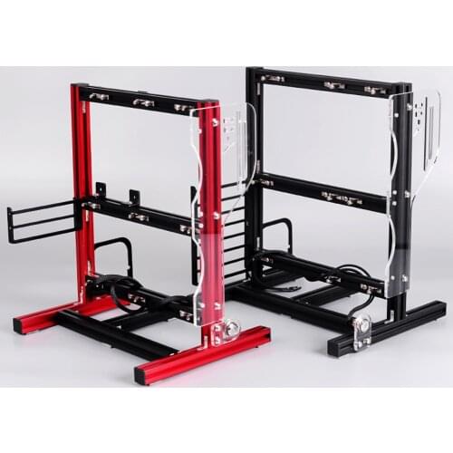 For ATX/M-ATX/ ITX Open Chassis Vertical Overclocking Open Aluminum Frame Chassis Rack DIY Computer PC Case Accessories