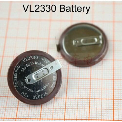 For PANASONIC VL2330 2330 Rechargeable Lithium Battery Coin Cell For L-and Rover Car Key Button