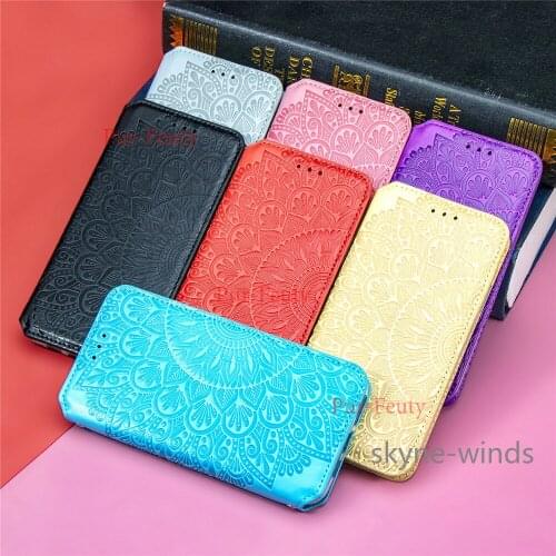 Bloom series leather case For Nokia 1.4 fashion flip wallet stand phone holder magnetic cover for Nokia1.4 coque fundas casing